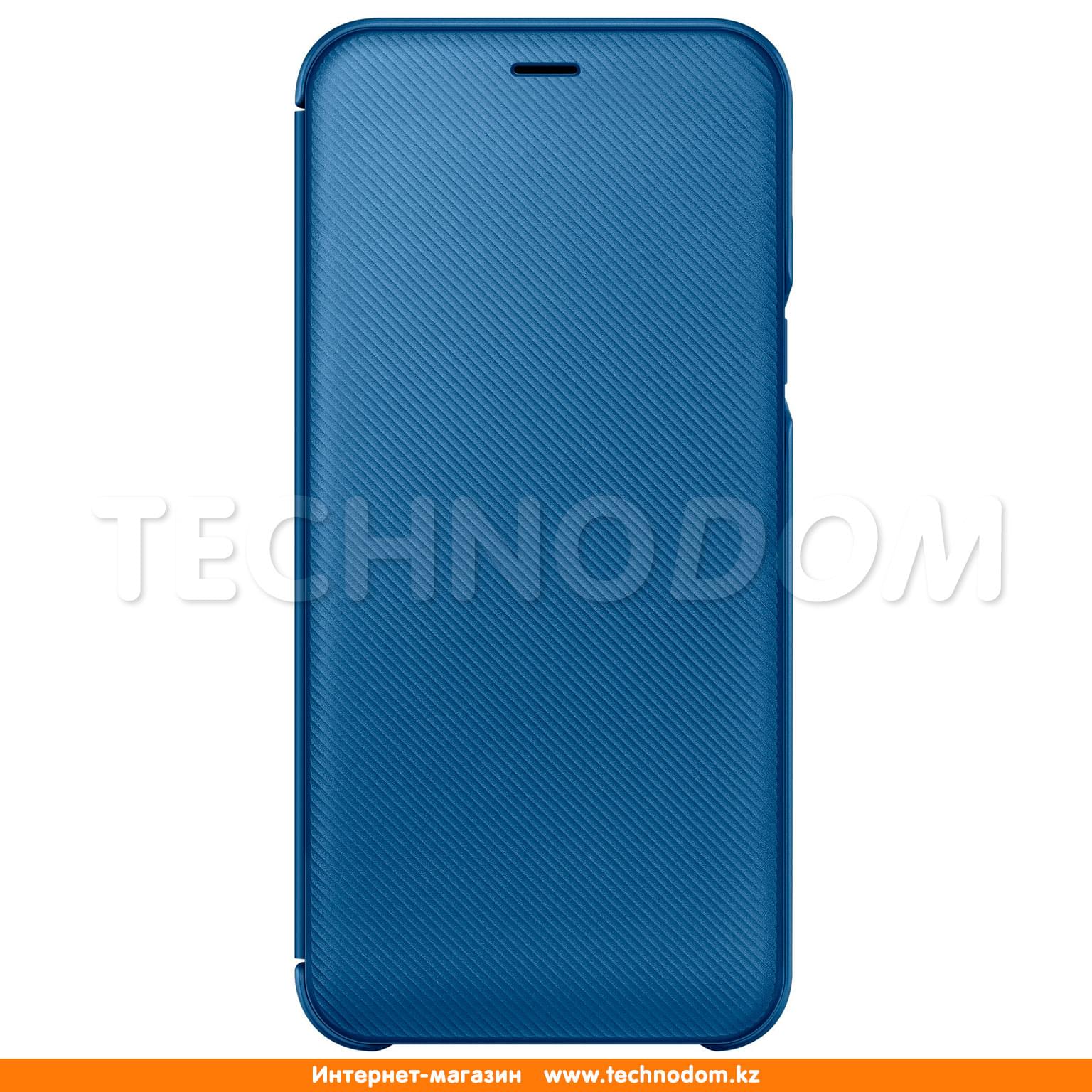 Чехол для Samsung Galaxy A6/A600 (2018), Wallet Cover, Blue  (EF-WA600CLEGRU) - купить по лучшей цене в Алматы | интернет-магазин  Технодом