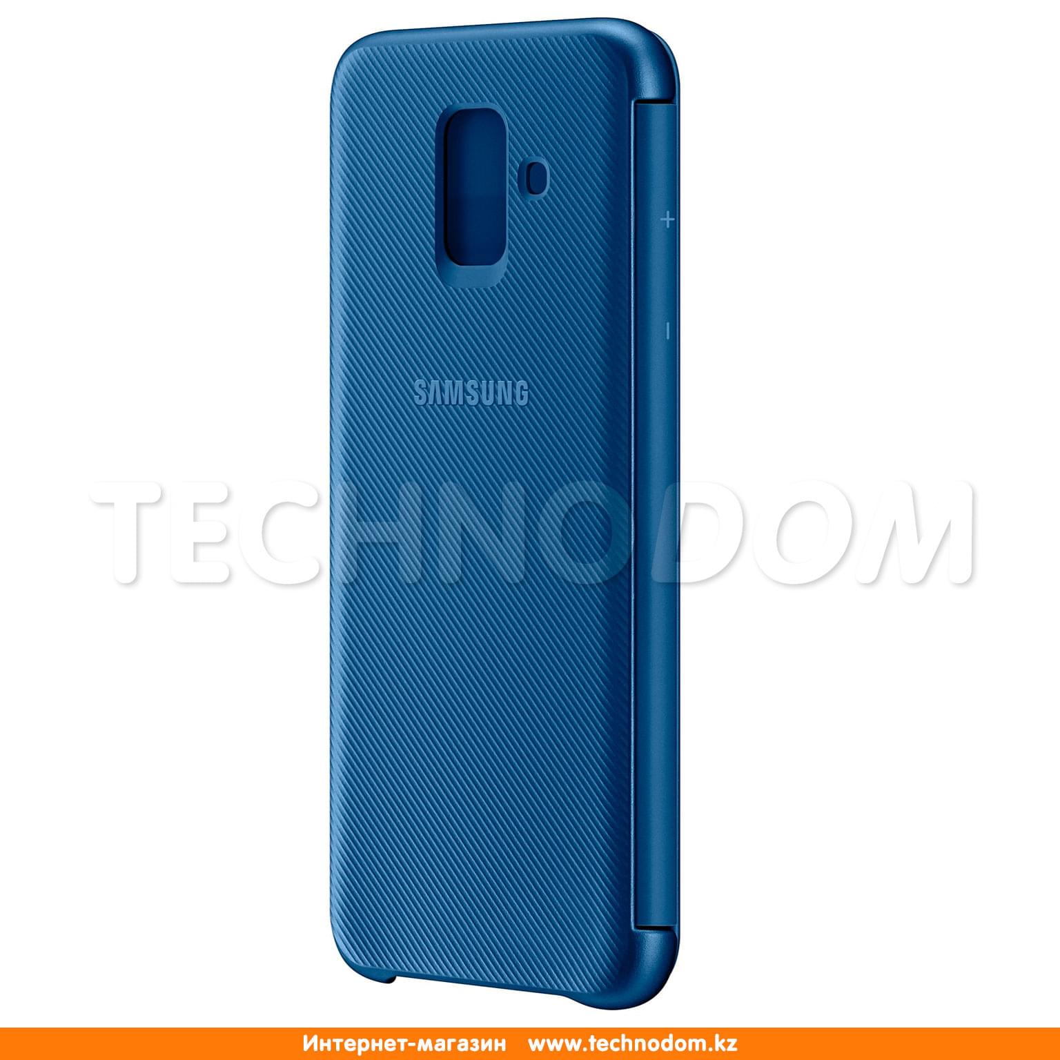 Чехол для Samsung Galaxy A6/A600 (2018), Wallet Cover, Blue  (EF-WA600CLEGRU) - купить по лучшей цене в Алматы | интернет-магазин  Технодом