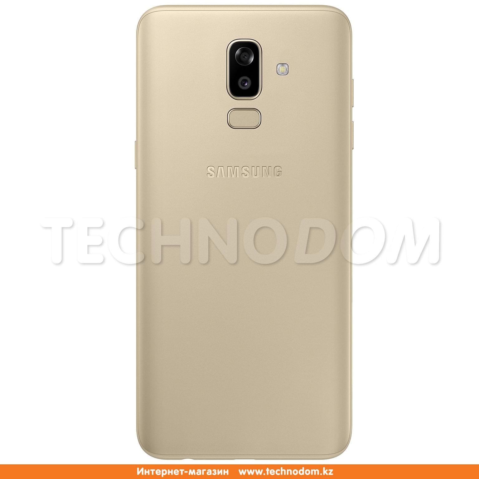 Смартфон Samsung Galaxy J8 2018 32GB Gold - купить по лучшей цене в Алматы  | интернет-магазин Технодом