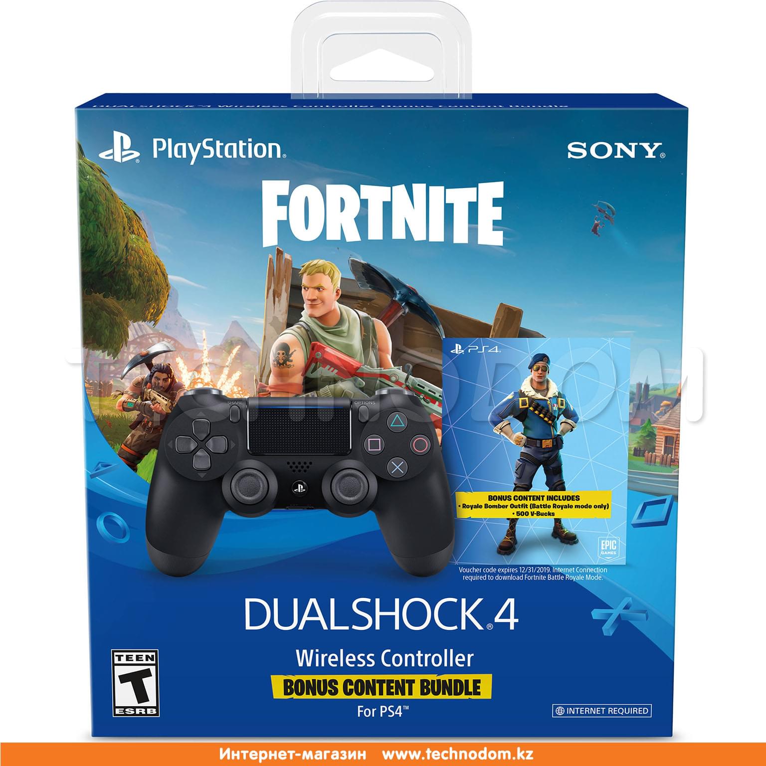 Джойстик беспроводной PS4 Sony DualShock 4 + Fortnite VCH (CUH-ZCT2E/ Fortnite VCH) - купить по лучшей цене в Алматы | интернет-магазин Технодом