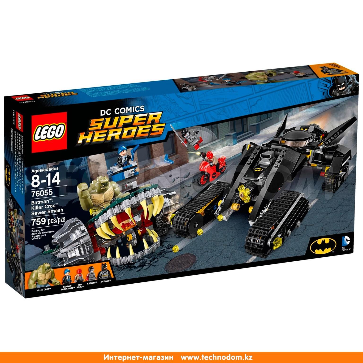 Дет. Конструктор Lego Batman Movie, Убийца Крок (76055) - купить по лучшей  цене в Алматы | интернет-магазин Технодом