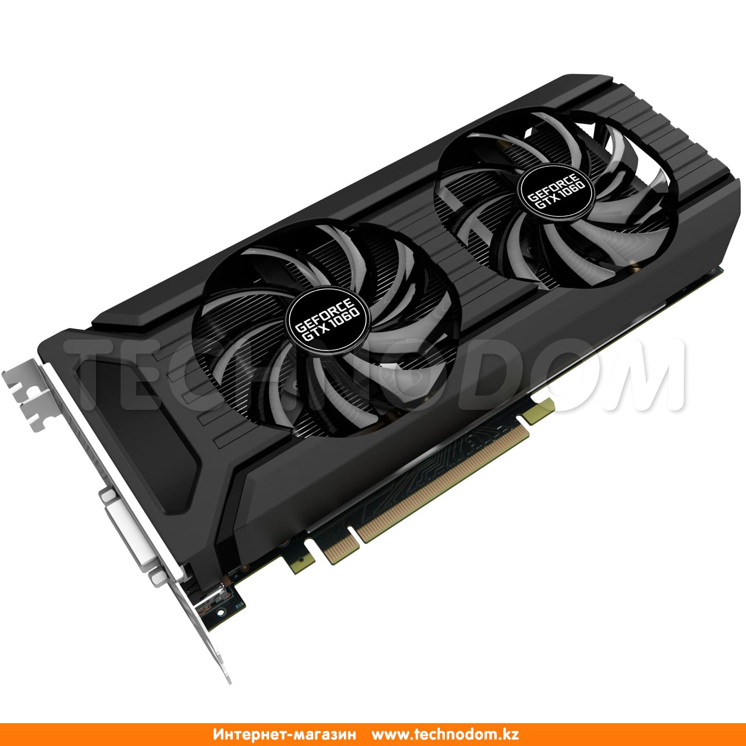 Видеокарта Palit Nvidia GeForce GTX 1060 3Gb DUAL (DVI+HDMI+3*DP) - купить  по лучшей цене в Алматы | интернет-магазин Технодом