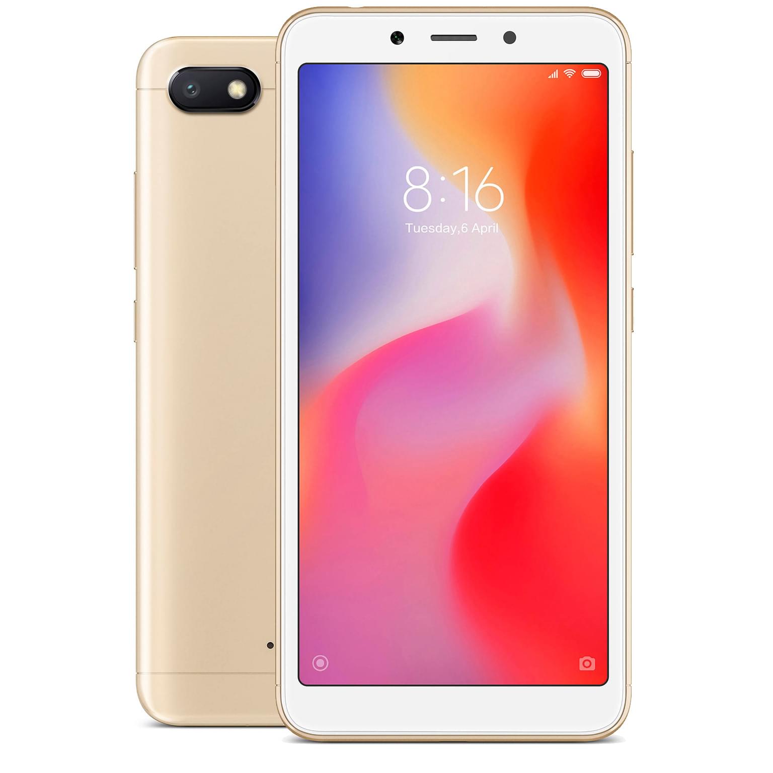 Смартфон Xiaomi Redmi 6A 32GB Gold - купить по лучшей цене в Алматы |  интернет-магазин Технодом