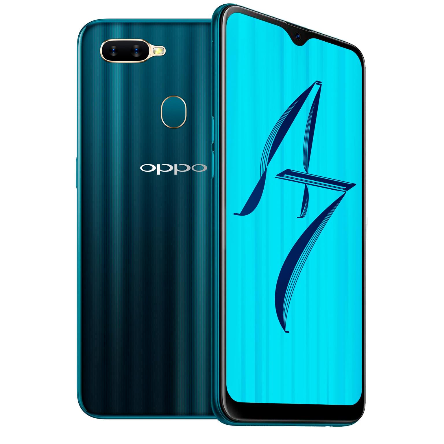 Смартфон OPPO AX7 64GB Glaze Blue (3GB RAM) - купить по лучшей цене в  Алматы | интернет-магазин Технодом