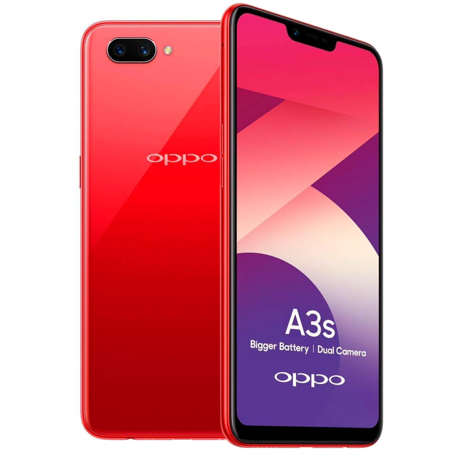 Смартфон OPPO A3s 16GB Red - купить по лучшей цене в Алматы |  интернет-магазин Технодом