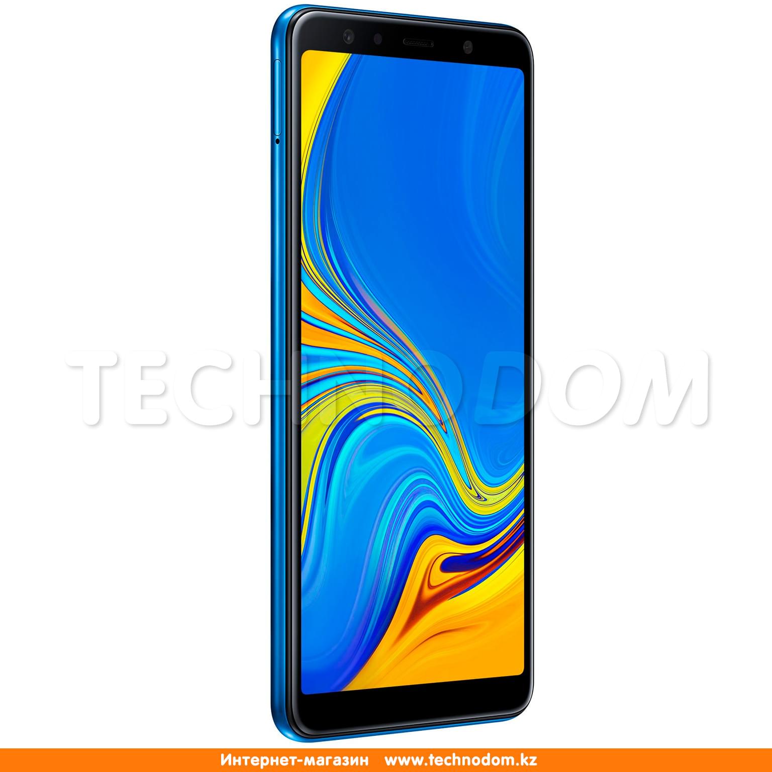 Смартфон Samsung Galaxy A7 2018 64GB Blue - купить по лучшей цене в Алматы  | интернет-магазин Технодом