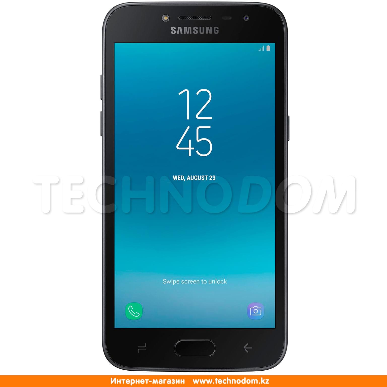 Смартфон Samsung Galaxy J2 2018 16GB Black - купить по лучшей цене в Алматы  | интернет-магазин Технодом