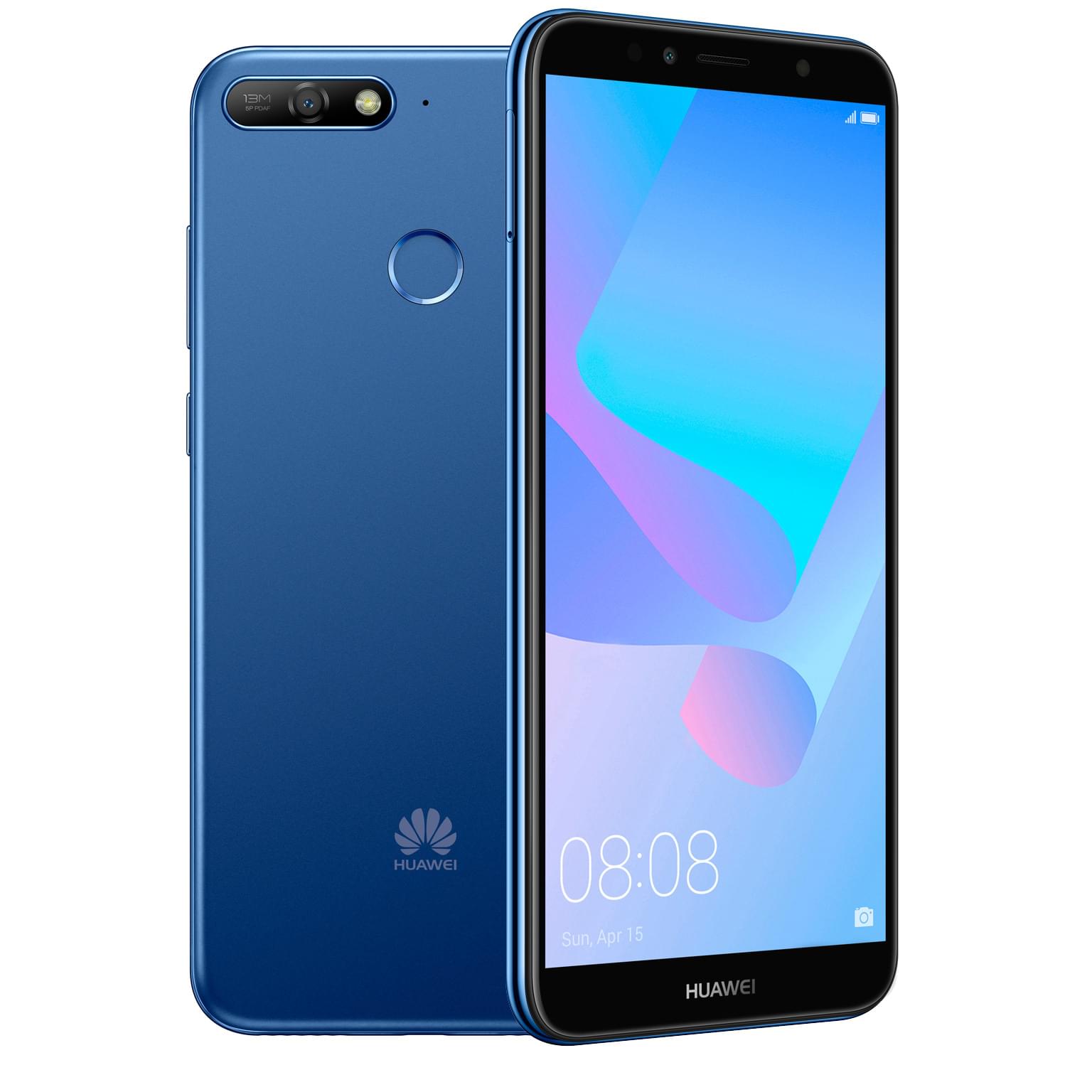 Смартфон HUAWEI Y6 Prime 2018 16GB Blue - купить по лучшей цене в Алматы |  интернет-магазин Технодом