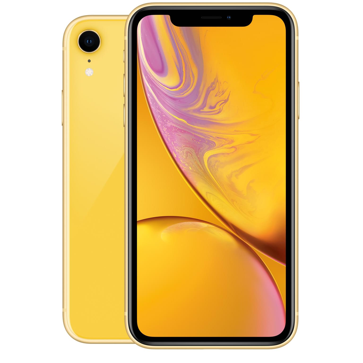 Смартфон Apple iPhone XR 128GB Yellow - купить по лучшей цене в Алматы |  интернет-магазин Технодом