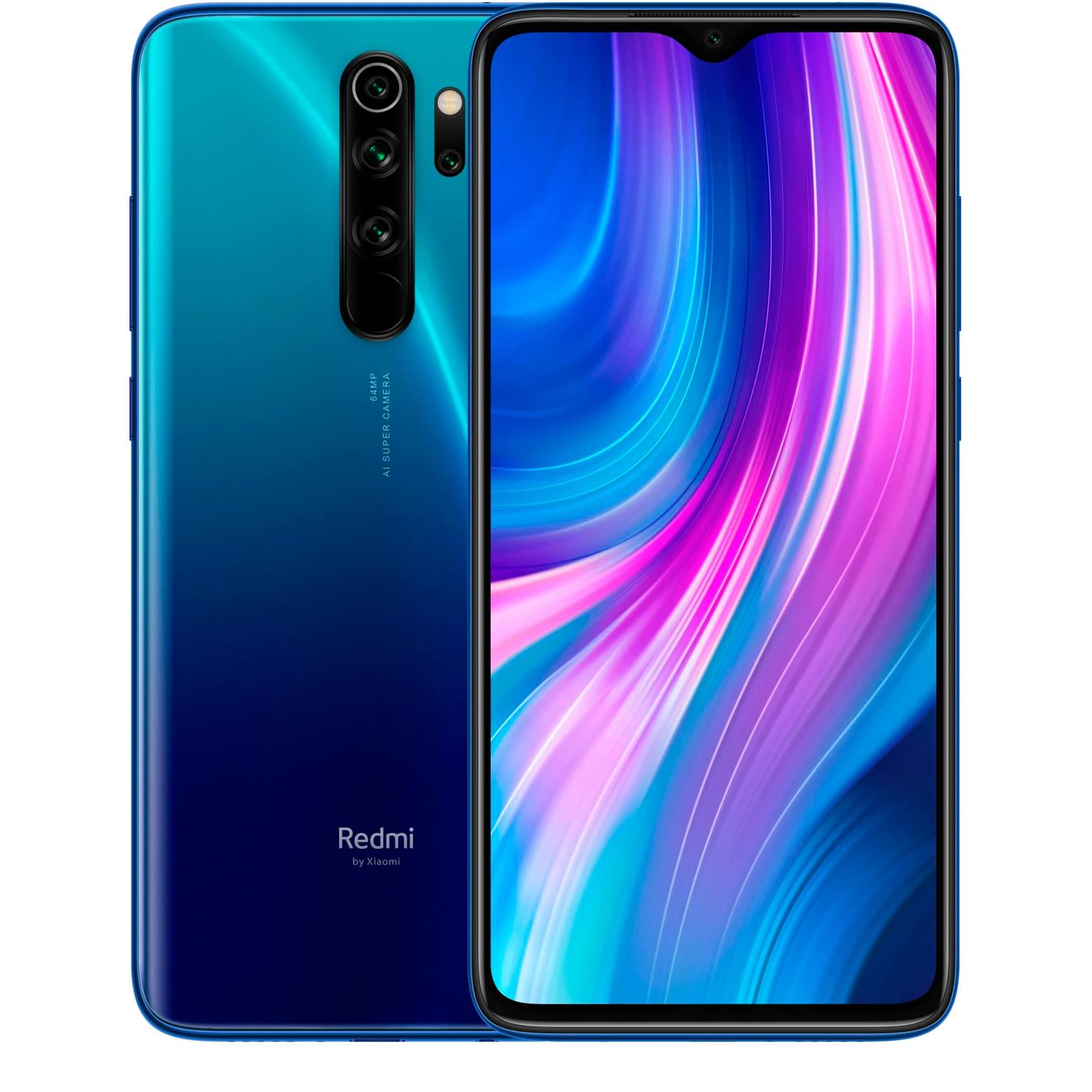 Смартфон Xiaomi Redmi Note 8 Pro 64GB Blue - купить по лучшей цене в Алматы  | интернет-магазин Технодом