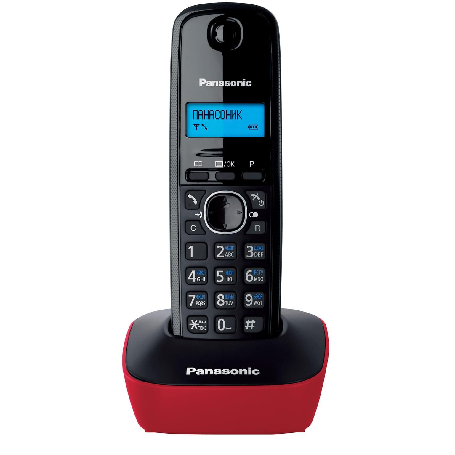 Телефон Dect Panasonic KX-TG1611RUR - купить по лучшей цене в Алматы |  интернет-магазин Технодом