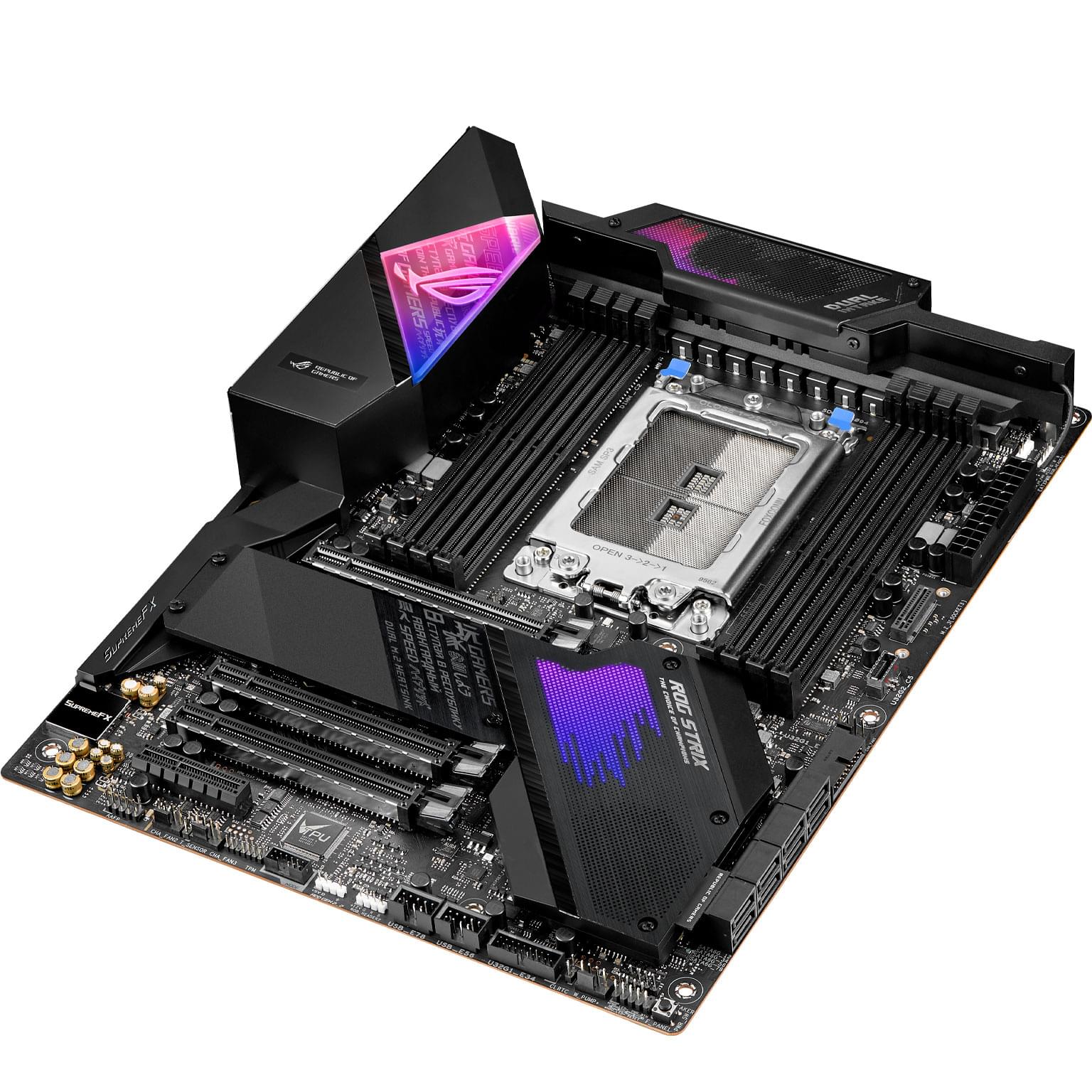 Материнская плата ASUS ROG STRIX TRX40-E GAMING TRX4 8DDR4 PCI-E 3x16  1x1ATX - купить по лучшей цене в Алматы | интернет-магазин Технодом