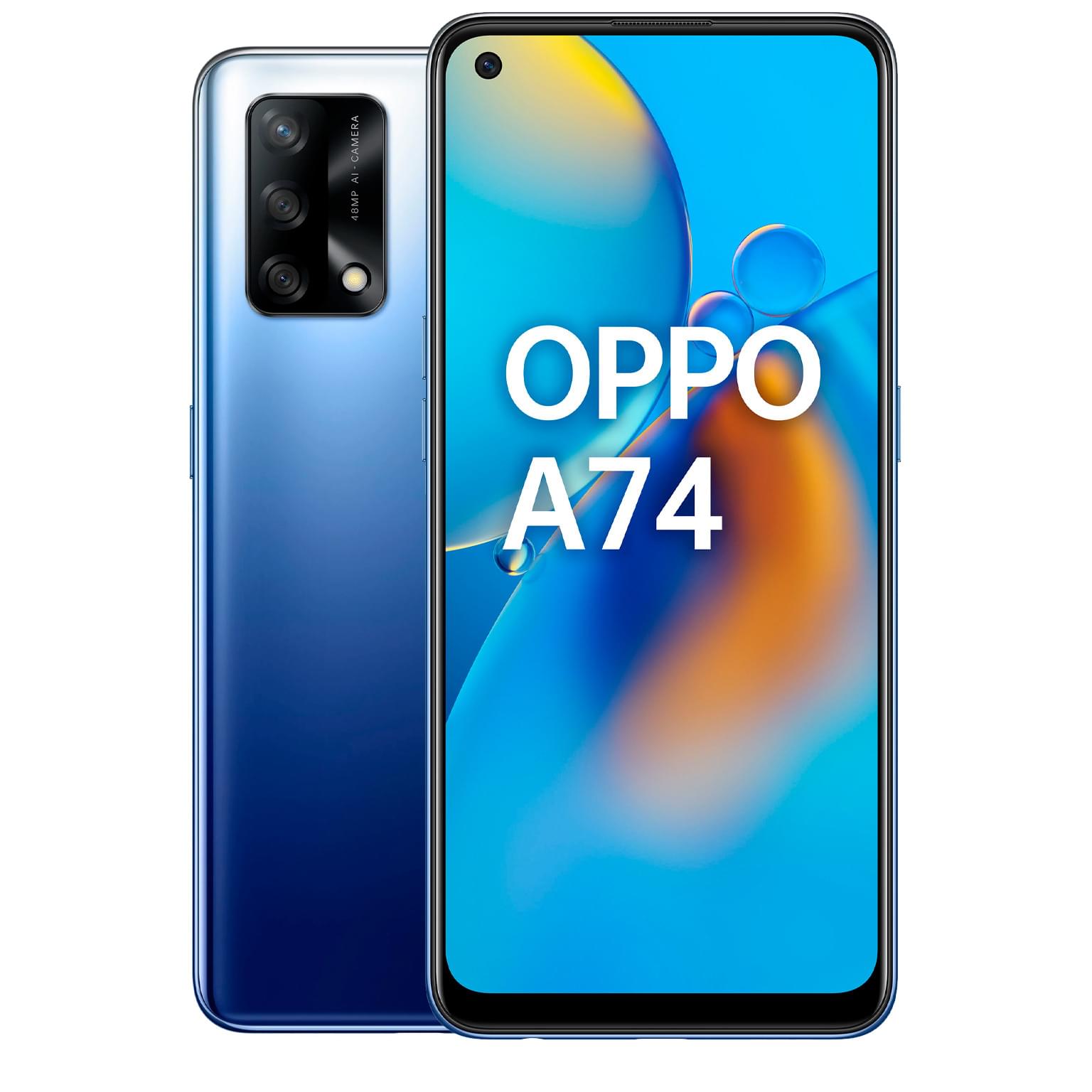 Смартфон OPPO A74 128GB Midnight Blue