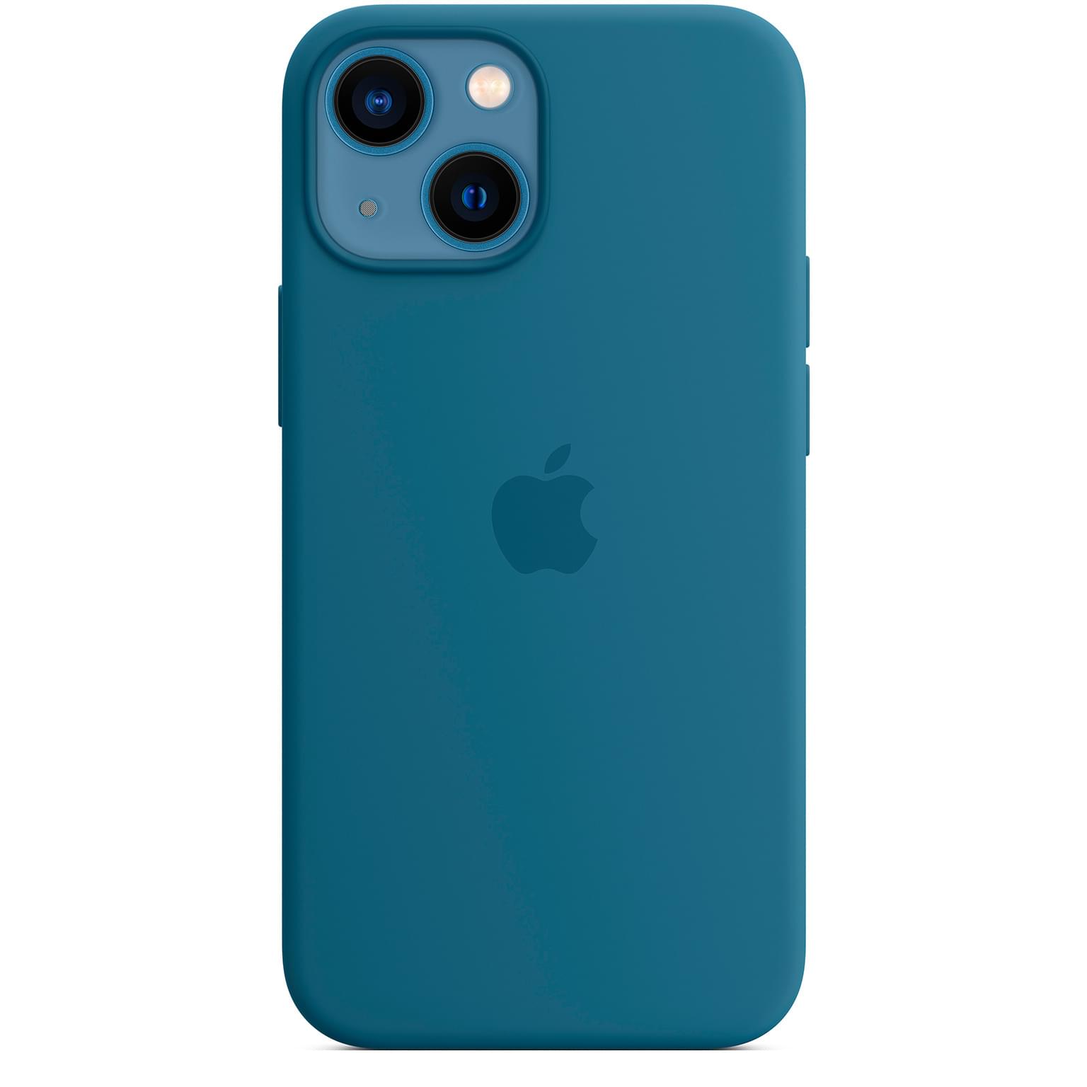 Чехол для iPhone 13 mini, Silicone Case with MagSafe, Blue Jay (MM1Y3ZM/A)  - купить по лучшей цене в Алматы | интернет-магазин Технодом