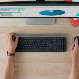 Клавиатура беспроводная USB/BT Logitech CRAFT, Black, 920-008505 фото