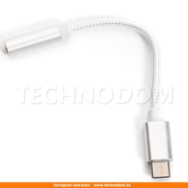 Переходник Type-C - 3.5mm, TD Basics, Grey (TB-A1002) фото