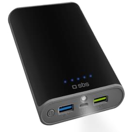 Внешний аккумулятор SBS, 10400Mah, Quick Charge 3.0, Black (TTBB104002UQC3) фото
