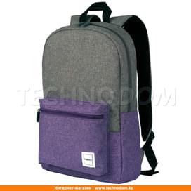 Рюкзак для ноутбука 15.6" NEO Back to School, Grey/Violet, полиэстер (NEB-009VG) фото
