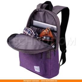 Рюкзак для ноутбука 15.6" NEO Back to School, Grey/Violet, полиэстер (NEB-009VG) фото