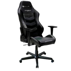 Игровое компьютерное кресло DXRacer OH/DM166/N, Кожзам, (Ш)52*(Г)50*(В)138 см, Black фото