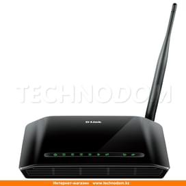 Беспроводной ADSL Модем, D-Link DSL-2640U, 4 порта + Wi-Fi, 150 Mbps (DSL-2640U/U2) фото