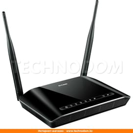 Беспроводной ADSL Модем, D-Link DSL-2740U, 4 порта + Wi-Fi, 300 Mbps (DSL-2740U/V2) фото