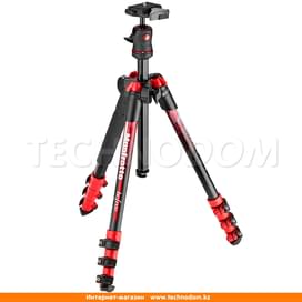 Штатив MANFROTTO BEFREE new graphics алюминиевый красный с шаровой головкой (MKBFRA4RD-BH) фото