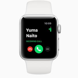 Смарт-часы Apple Watch Series 3 GPS 38mm Silver Aluminium Case with White Sport Band фото