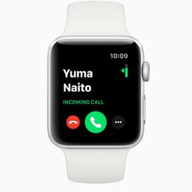 Смарт-часы Apple Watch Series 3 GPS 42mm Silver Aluminium Case with White Sport Band фото