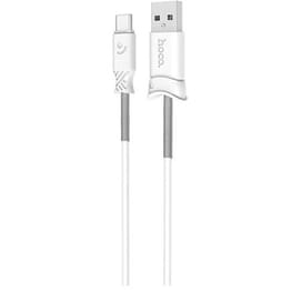 Кабель USB 2.0 - Type-С, X24, HOCO, 1,2м, Белый фото