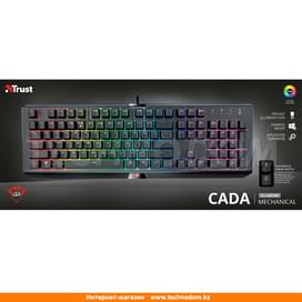 Клавиатура игровая проводная USB Trust GXT 890 CADA RGB, MX Red, Black фото