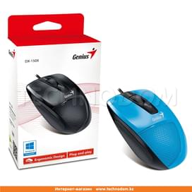 Мышка проводная USB Genius DX-150X, Blue фото