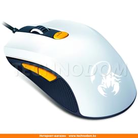 Мышка игровая проводная USB Genius Scorpion M8-610, White/Orange фото