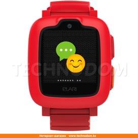 Детские смарт-часы с GPS трекером Elari KidPhone 3G Red фото