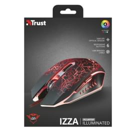 Сымды ойын тінтуірі USB Trust GXT 105 IZZA LED, Black фото