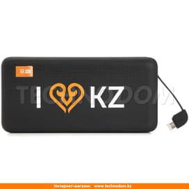 Внешний аккумулятор Technodom, 10000Mah, Type-C+Lightning+MicroUSB, ILoveKZ, Black (KP-LT100M/BIKZ) фото