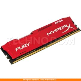 Оперативная память DDR4 DIMM 16Gb/2400MHz PC4-19200 Kingston HyperX Fury Red (HX424C15FR/16) фото
