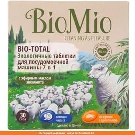 BioMio Эвкалипт, Ыдыс жуғыш машиналарға арналған таблеткалары 30 дана фото