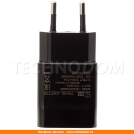 Сетевое зарядное устройство 2*USB, 2.4A + каб. MicroUSB, TD Basics, Черный (TB-CHT002BM) фото