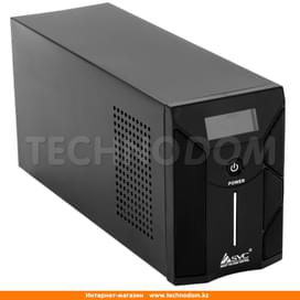 ИБП SVC, 600VA/360W, AVR:165-275В, 8Shuko, Чистая cинусоида, Black (W-600) фото