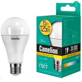 Светодиодная лампа Camelion 15W (130W) 3000K 1280lm E27 ND Тёплый фото