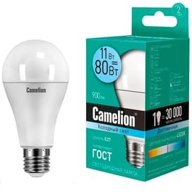 Светодиодная лампа Camelion 11W (80W) 4500K 880lm E27 ND Холодный фото