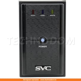 SVC ҮҚК, 500VA/300W, AVR:165-275В, 2Schuko, Black (V-500-L) фото