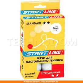 Мячи Start line Standart 2- (6 шт, бел.) фото