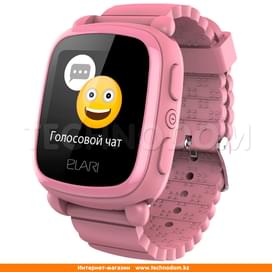 Детские смарт-часы с GPS трекером Elari KidPhone 2 Pink фото