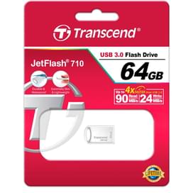 USB Флешка 64GB Transcend JetFlash 710 Type-A 3.1 Gen 1 (3.0) Metal (TS64GJF710S) фото