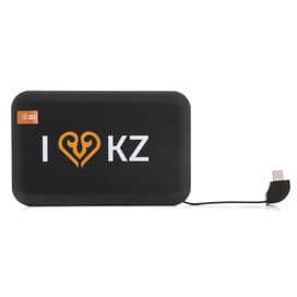 Внешний аккумулятор Technodom, 5000Mah, Type-C+Lightning + Micro USB, ILoveKZ, Black (KP-N50M/BIKZ) фото