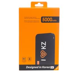 Внешний аккумулятор Technodom, 5000Mah, Type-C+Lightning + Micro USB, ILoveKZ, Black (KP-N50M/BIKZ) фото