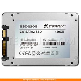 Внутренний SSD 2.5" 7мм 120GB Transcend SSD220S, SATA-III TLC (TS120GSSD220S) фото