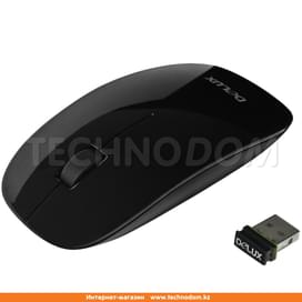 Мышка беспроводная USB Delux DLM-111LGB, Black фото